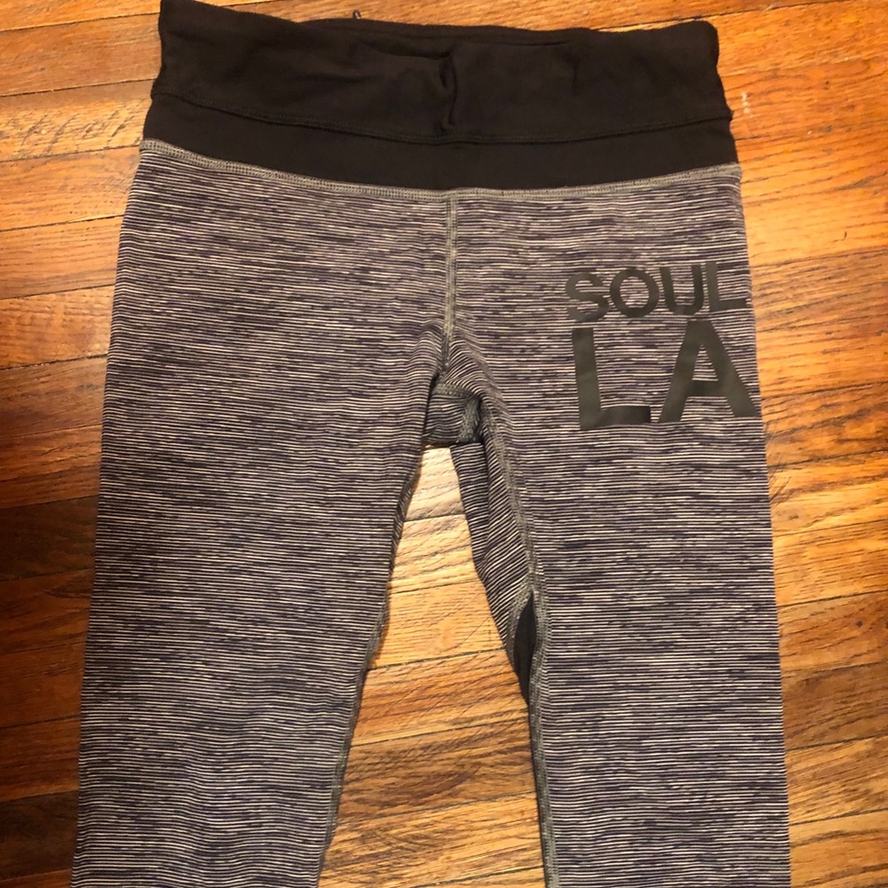 Lululemon Soul Cycle LA Charcoal Leggings